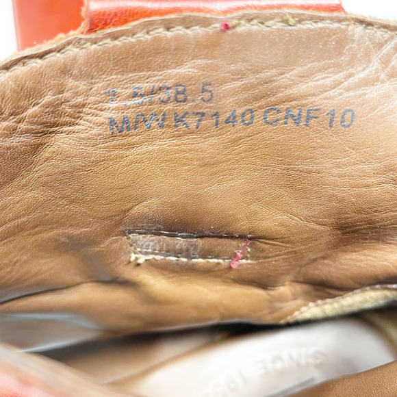 Kork-Ease Katie Red Studded Harness Western Moto Ankle Bootie - Picture 7 of 11